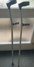 Aluminium Elleboogkrukken verstelbaar, Diversen, Loopkrukken, Ophalen of Verzenden, In hoogte verstelbaar, Gebruikt