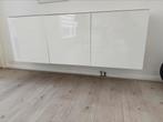 Hoogglans/wit dressoir, Huis en Inrichting, Kasten | Dressoirs, Ophalen, Zo goed als nieuw, 25 tot 50 cm, 150 tot 200 cm