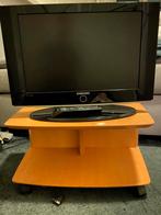 Klein beuken tv meubel - 2e ronde!, Huis en Inrichting, Kasten | Computermeubels, Ophalen, Gebruikt, Minder dan 70 cm, Minder dan 40 cm