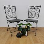 Vintage Franse bistrostoeltjes tuinstoeltjes klapstoeltjes, Tuin en Terras, Valkenswaard, Gebruikt, Info@flashbackfurniture.nl