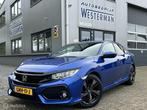 Honda Civic 1.0 i-VTEC Elegance 1ste eigenaar Acc Clima Came, Auto's, Honda, Stof, Gebruikt, 129 pk, Blauw