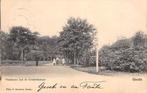Gouda Plantsoen aan de Crabethstraat t.o. Station Gompers, Verzamelen, Ansichtkaarten | Nederland, Verzenden, Voor 1920, Gelopen