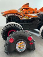 Hot Wheels monster truck Tiger Shark, Elektro, Auto offroad, Ophalen of Verzenden, Zo goed als nieuw
