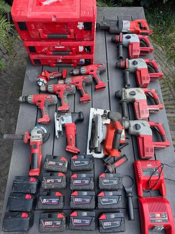 Diverse Milwaukee M28 machines beschikbaar voor biedingen