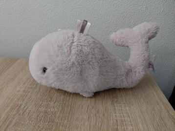 Roze Lila TeddyKompaniet Walvis Knuffel beschikbaar voor biedingen