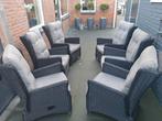 Luxe Wicker Tuinstoelen - 6 stuks, Tuin en Terras, Ophalen of Verzenden, Zo goed als nieuw, Wicker, Verstelbaar