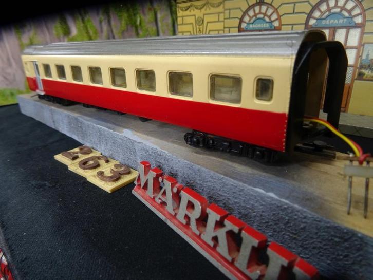 263=Marklin 4071 TEE rijtuig voor treinstel 3071.----307, Hobby en Vrije tijd, Modeltreinen | H0, Gebruikt, Wagon, Wisselstroom