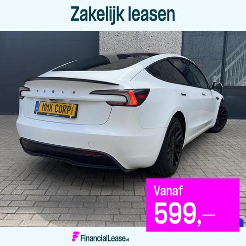 Tesla Model 3 SR+ Wit HIGHLAND MMX PACK, Auto's, Tesla, Bedrijf, Lease, Financial lease, Model 3, Achteruitrijcamera, Adaptive Cruise Control