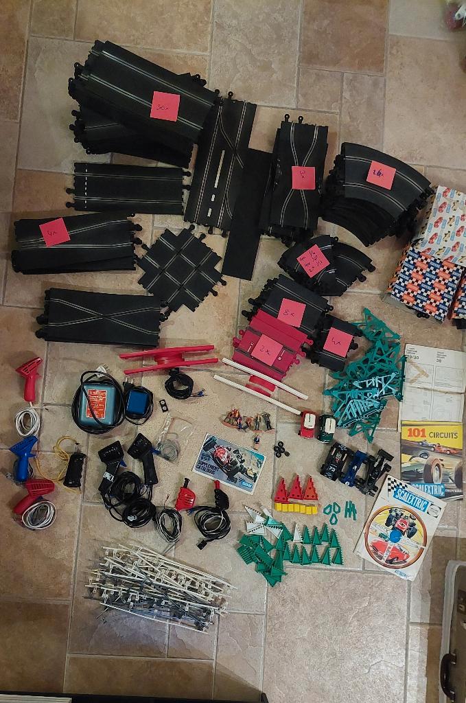 Scalextric racebaan uit de jaren '60, zeer uitgebreid, Kinderen en Baby's, Speelgoed | Racebanen, Gebruikt, Racebaan, Elektrisch