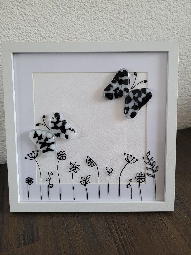 Schilderij met vlinders, Ophalen