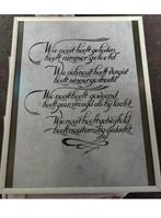 Lijst met spreuk tekst, Ophalen of Verzenden, Zo goed als nieuw