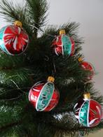 5 iets oudere gesuikerde kerstballen, Diversen, Kerst, Verzenden, Zo goed als nieuw