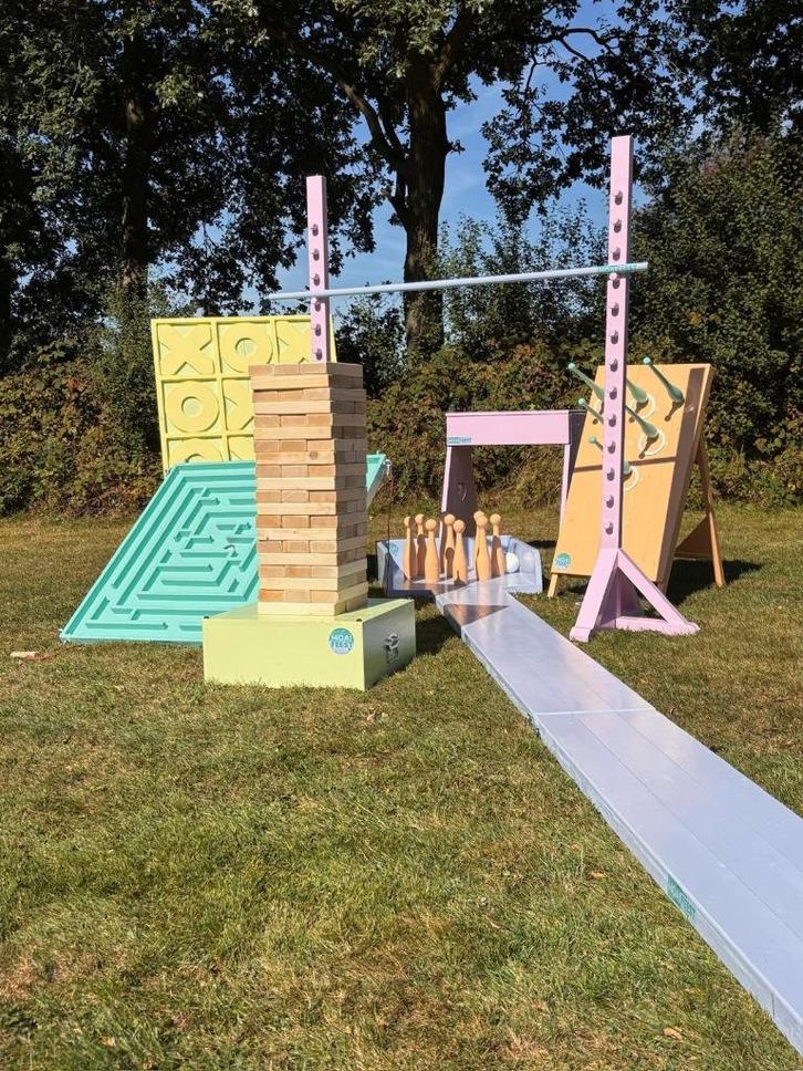 Bruiloft spellen verhuur Moai Feest!, Hobby en Vrije tijd, Feestartikelen | Verhuur, Nieuw, Geboorte of Huwelijk, Ophalen