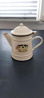 Klein Emaille Potje met Varken, Antiek en Kunst, Antiek | Emaille, Ophalen of Verzenden