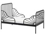 IKEA Minnen meegroeibed ZWART, Huis en Inrichting, Ophalen, Gebruikt, Zwart, 80 cm