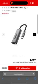 Sitecom usb c ethernet, Computers en Software, Dockingstations, Ophalen of Verzenden, Zo goed als nieuw