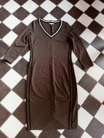 Sandwich jurk donkergroen maat XL met bies, Maat 46/48 (XL) of groter, Ophalen of Verzenden, Knielengte, Sandwich