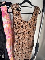 Vintage beige Guess jurk met luipaard print, Guess, Beige, Guess, Ophalen of Verzenden