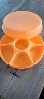 Tupperware hapjesschaal/serveerschaal oranje, Ophalen of Verzenden, Gebruikt, Oranje, Schaal