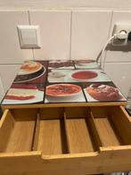 Thee en koffiedoos, Ophalen of Verzenden, Zo goed als nieuw, Rvs of Chroom