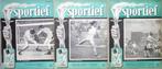 7 sport covers voorbladen 1950 met oa Ned. Eftal voetbal, Verzamelen, Gebruikt, Ophalen