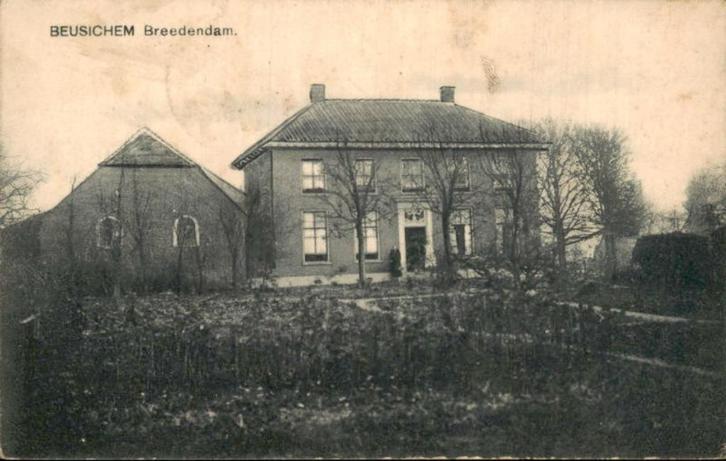 Beusichem - Breedendam, Verzamelen, Ansichtkaarten | Nederland, Gelopen, Gelderland, Voor 1920, Ophalen of Verzenden
