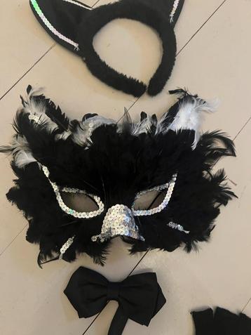 carnaval kattenmaskers - kattenoutfit beschikbaar voor biedingen