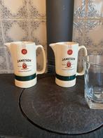 Vintage set 2 x Jameson whiskey waterkannetjes + 2 glazen, Ophalen of Verzenden, Nieuw, Gebruiksvoorwerp