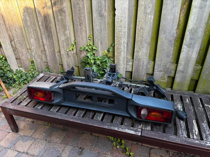 Fietsendrager merk Twinny Load voor 2 fietsen (Swing CK), Auto diversen, Fietsendragers, Gebruikt, Trekhaakdrager, 2 fietsen, Ophalen