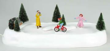 Department 56 A new bike for Christmas (Past bij Lemax) beschikbaar voor biedingen