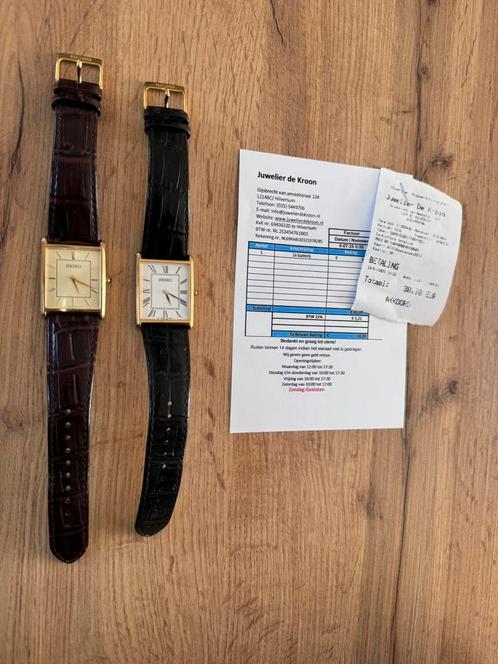 Twee SEIKO Horloges – Klassiek & Professioneel Onderhouden, Sieraden, Tassen en Uiterlijk, Horloges | Antiek, Seiko, Goud, 1960 of later