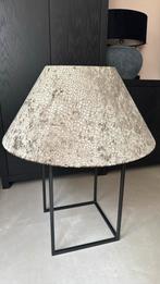 Mooie Luxe croco lampenkap groot taupe, Huis en Inrichting, Lampen | Lampenkappen, Ophalen, Zo goed als nieuw, Rond, 25 tot 50 cm