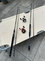 Baitcasting hengels en reels, Ophalen, Zo goed als nieuw, Complete set