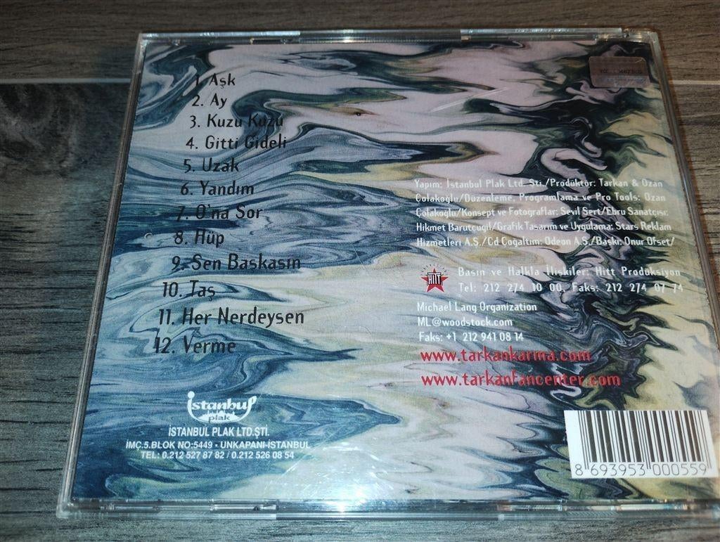 Tarkan - Karma, Cd's en Dvd's, Ophalen of Verzenden, Gebruikt, Aziatisch