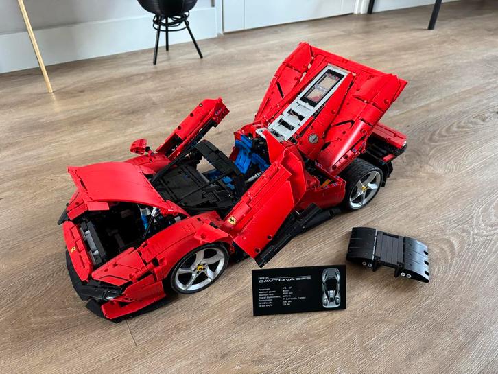 Lego Ferrari Daytona SP3 - 42143, Kinderen en Baby's, Speelgoed | Duplo en Lego, Zo goed als nieuw, Lego, Complete set, Ophalen of Verzenden