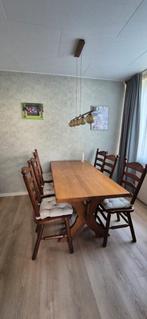 Complete eetkamer met of zonder kussentjes, Ophalen, Gebruikt