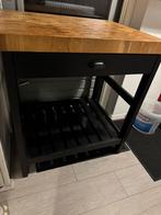 IKEA VADHOLMA Vrijstaand keukeneiland, Huis en Inrichting, Gebruikt, Zwart, Minder dan 100 cm, 50 tot 75 cm