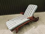 Barkers Traditionals teak ligbed Pandi matraskussen, Ophalen, Gebruikt, Teakhout, Verstelbaar