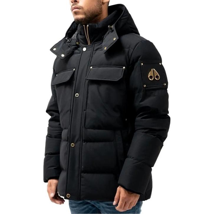 Originele Moose Knuckles Gold Series maat M, Kleding | Heren, Jassen | Winter, Zo goed als nieuw, Zwart, Ophalen of Verzenden