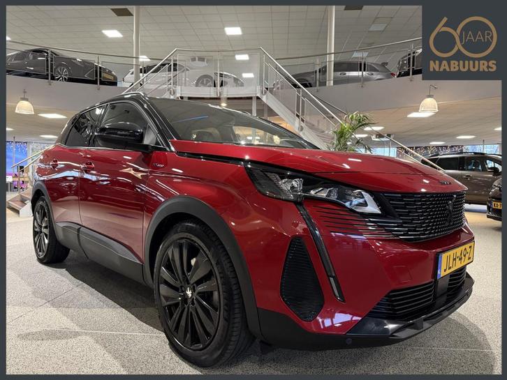 Peugeot 3008 1.6 HYbrid 225pk GT Pack, Black Pack, Pano, FOC, Auto's, Peugeot, Bedrijf, Te koop, 360° camera, ABS, Achteruitrijcamera
