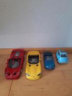 Set van 4 miniatuurauto’s – Porsche, Dodge & 2x BMW, Ophalen of Verzenden, Gebruikt, Auto