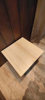 Ikea lack tafeltje wit geglazuurd eiken 55x55cm, Huis en Inrichting, Ophalen, Overige materialen, 50 tot 100 cm, Vierkant