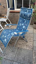Lafuma Relax tuinstoel - verstelbaar - zeer netjes, Ophalen, Gebruikt, Metaal, Verstelbaar