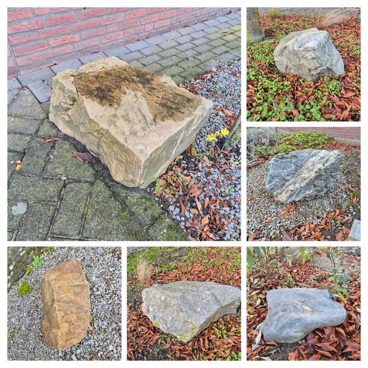 Sierkeien - Diverse vormen en maten - Gratis ophalen Deel 1, Tuin en Terras, Grind, Keien en Split, Gebruikt, Kei, Grijs, Overige materialen