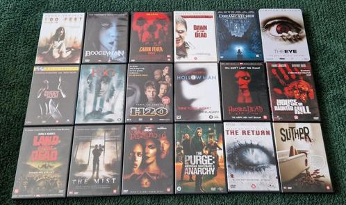 Horror Thriller DVD's - 18 stuks, Cd's en Dvd's, Dvd's | Horror, Zo goed als nieuw, Overige genres, Vanaf 16 jaar, Ophalen of Verzenden