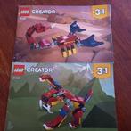 Lego Creator 31102  3 in 1 vuurdraak, Ophalen of Verzenden, Zo goed als nieuw, Complete set, Lego