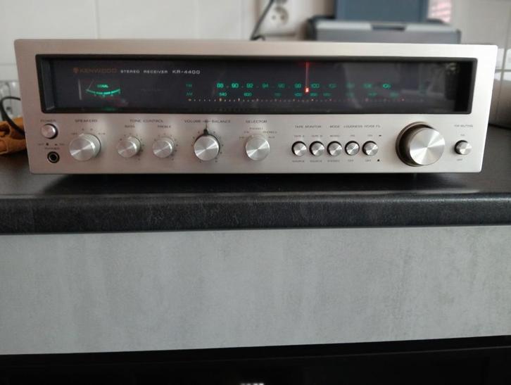Kenwood KR_4400 Tuner,versterker.(koopje), Audio, Tv en Foto, Versterkers en Receivers, Zo goed als nieuw, Minder dan 60 watt