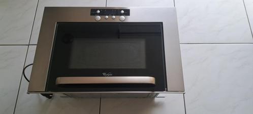 Inbouw Whirlpool Magnetron AMW 460/1/1X met draaiplateau, Witgoed en Apparatuur, Magnetrons, Gebruikt, Inbouw, Magnetron, 45 tot 60 cm