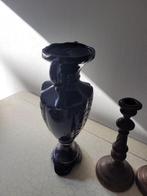 Vintage Italiaanse vaas kobalt blauw foto 1 t/m 4, Ophalen of Verzenden