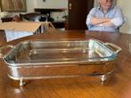 Ovenschaal met verzilverd onderstel, Ophalen